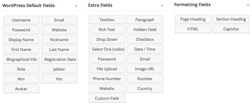 User Meta Pro Fields