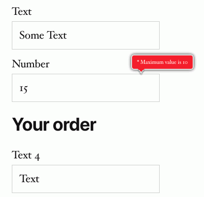 extra fields in checkout form