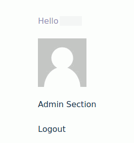 Logged In profile