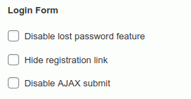 Login Form