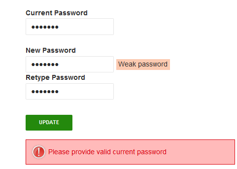  password user meta