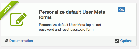 personalize default user meta forms