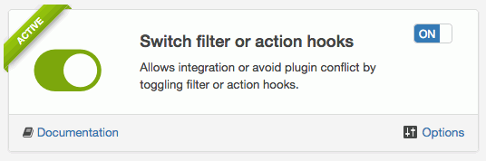 switch filter or action hooks