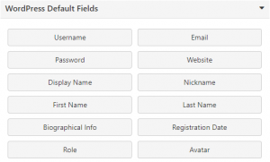default field features