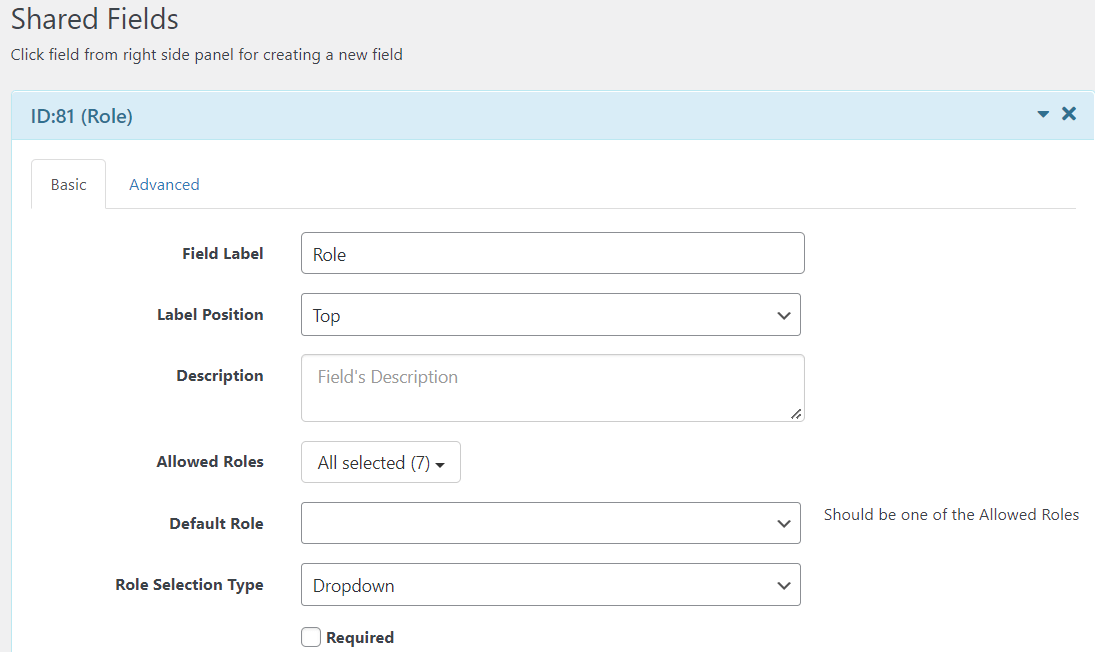 field-shortcode