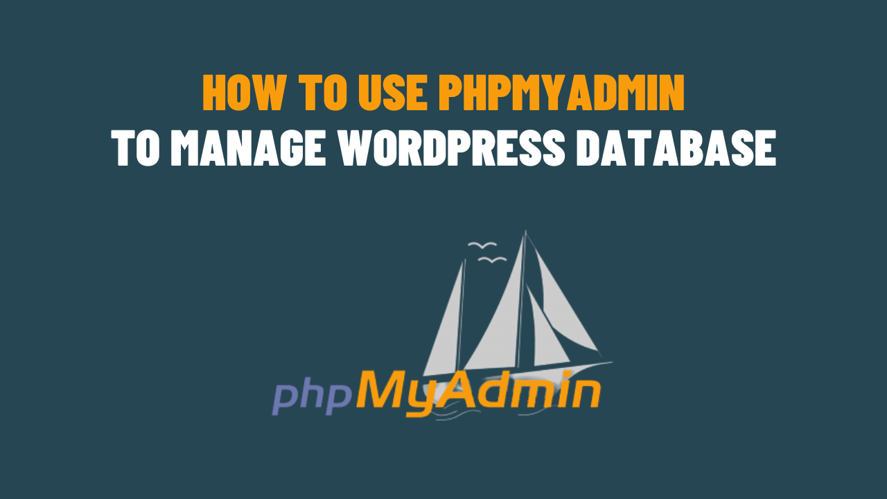 How to use phpMyAdmin