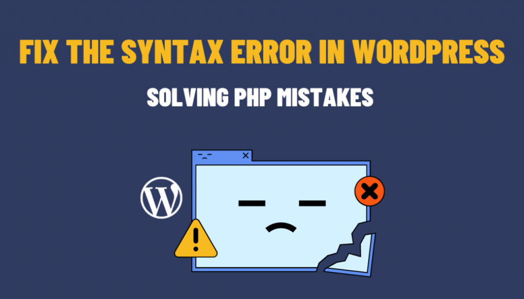 Syntax Error in WordPress