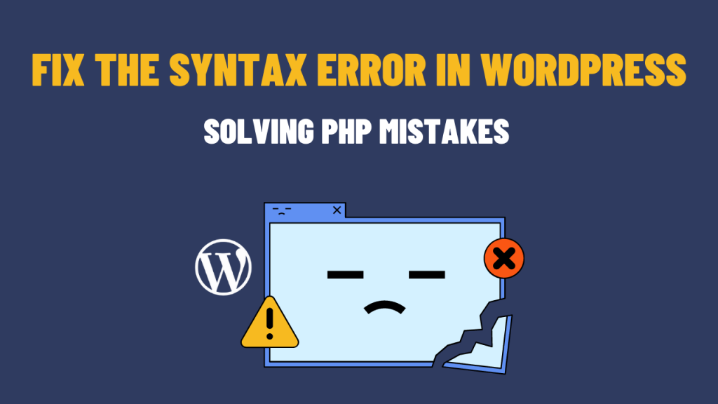 Syntax Error in WordPress