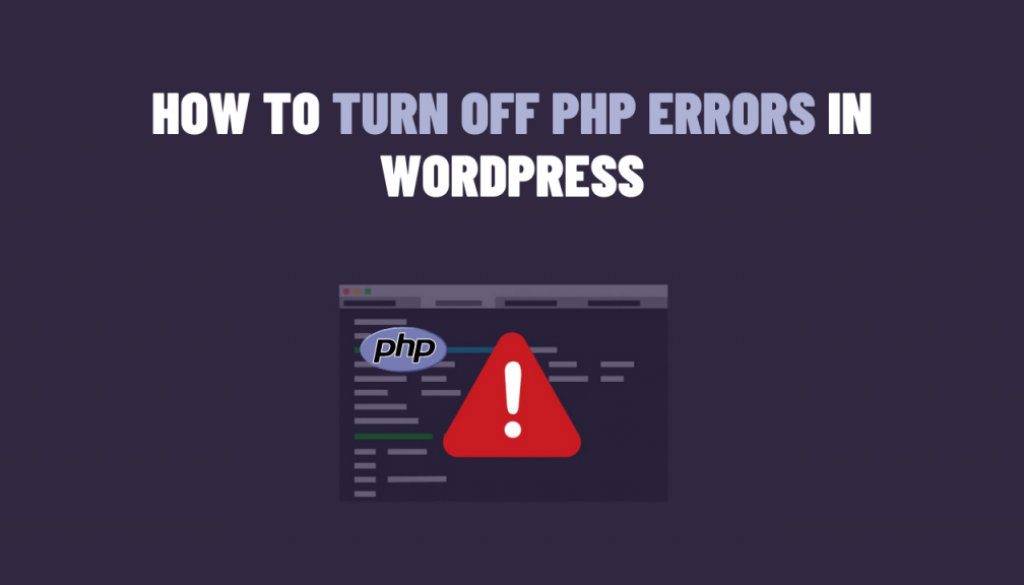 turn of PHP error